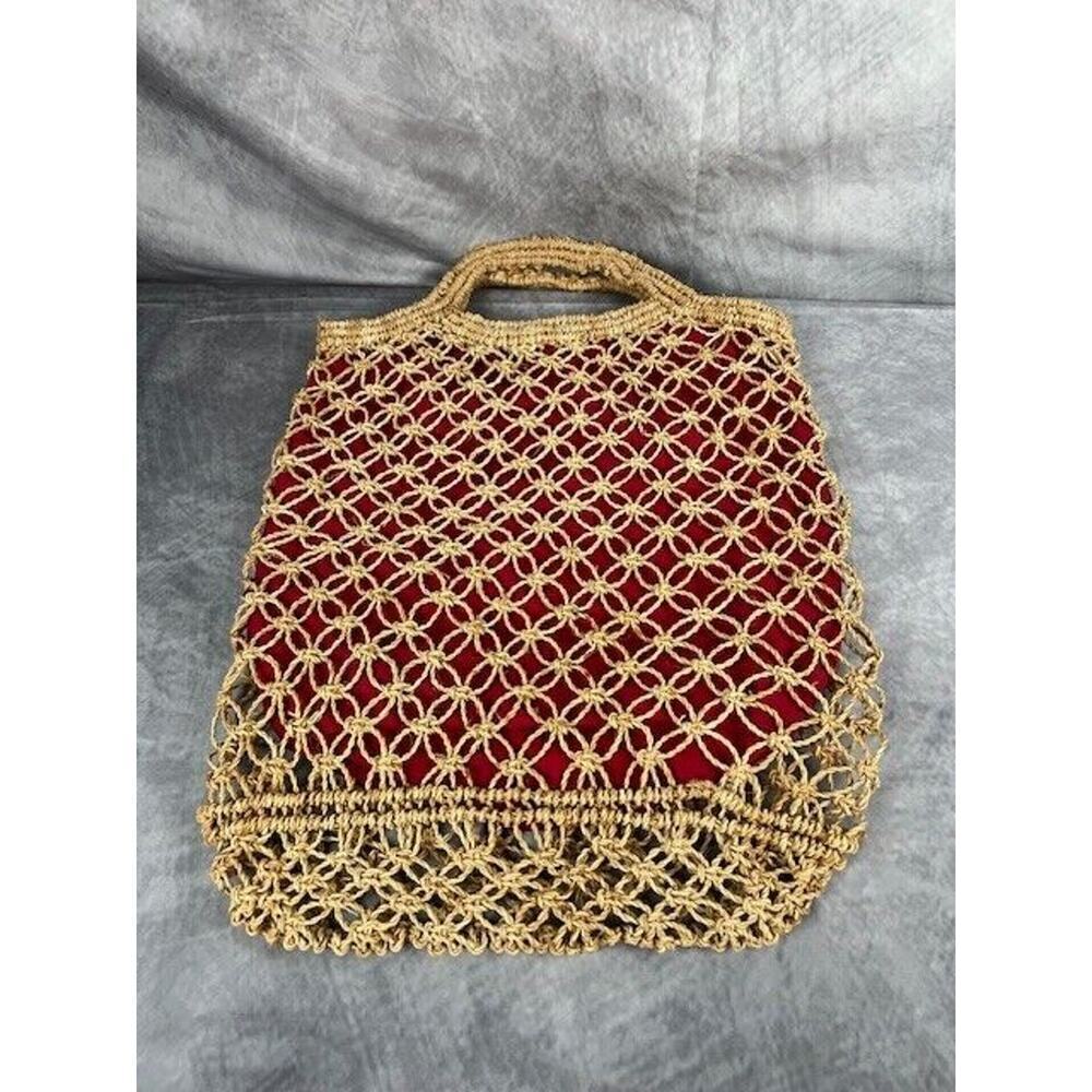 Tommy Bahama Beach Harbor Canvas Tote, with Rope designs, UNUSED with tags